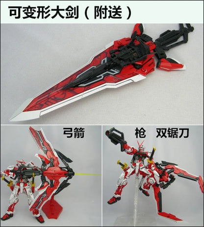DABAN 6601 Astray Red Frame MG 1/100 MBF-P02 Assembly Model Kit Action Figure Model Toy Plastic Robot Kids Gifts