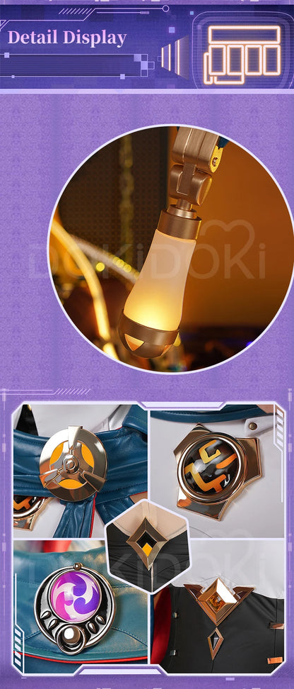 Ineffa Cosplay Costume Game Genshin Impact Cosplay DokiDoki-R Women Robot Costume Nod-Krai Ineffa Costume