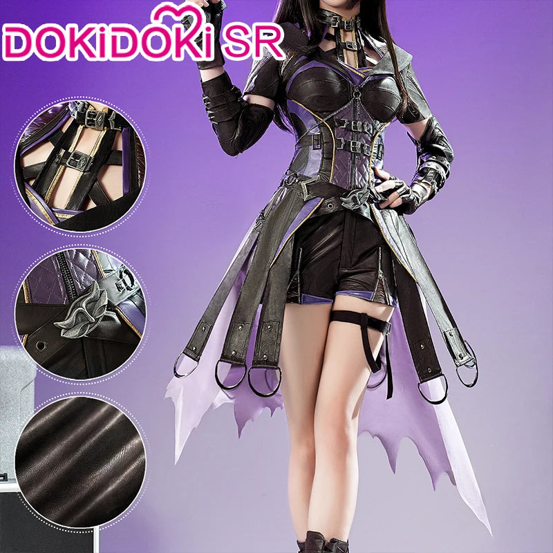 IN STOCK Nightwalker Heroine Cosplay Costume Game Love and Deepspace DokiDoki-SR Women Uniform Costume Qiyu Rafayel Cosplay