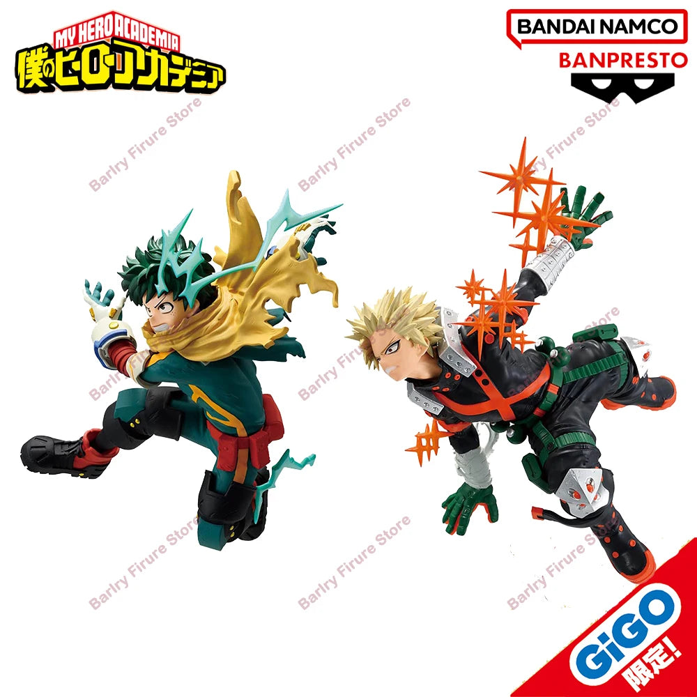 Bandai Banpresto My Hero Academia Izuku Midoriya Katsuki Bakugo 9-13cm PVC Model