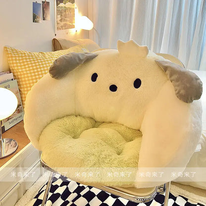 Comfortable Pochacco Sitting Cushion My Melody Kuromi Cartoon Seat Cushion Chair Japanese Style Back Cushion Sofa Bed