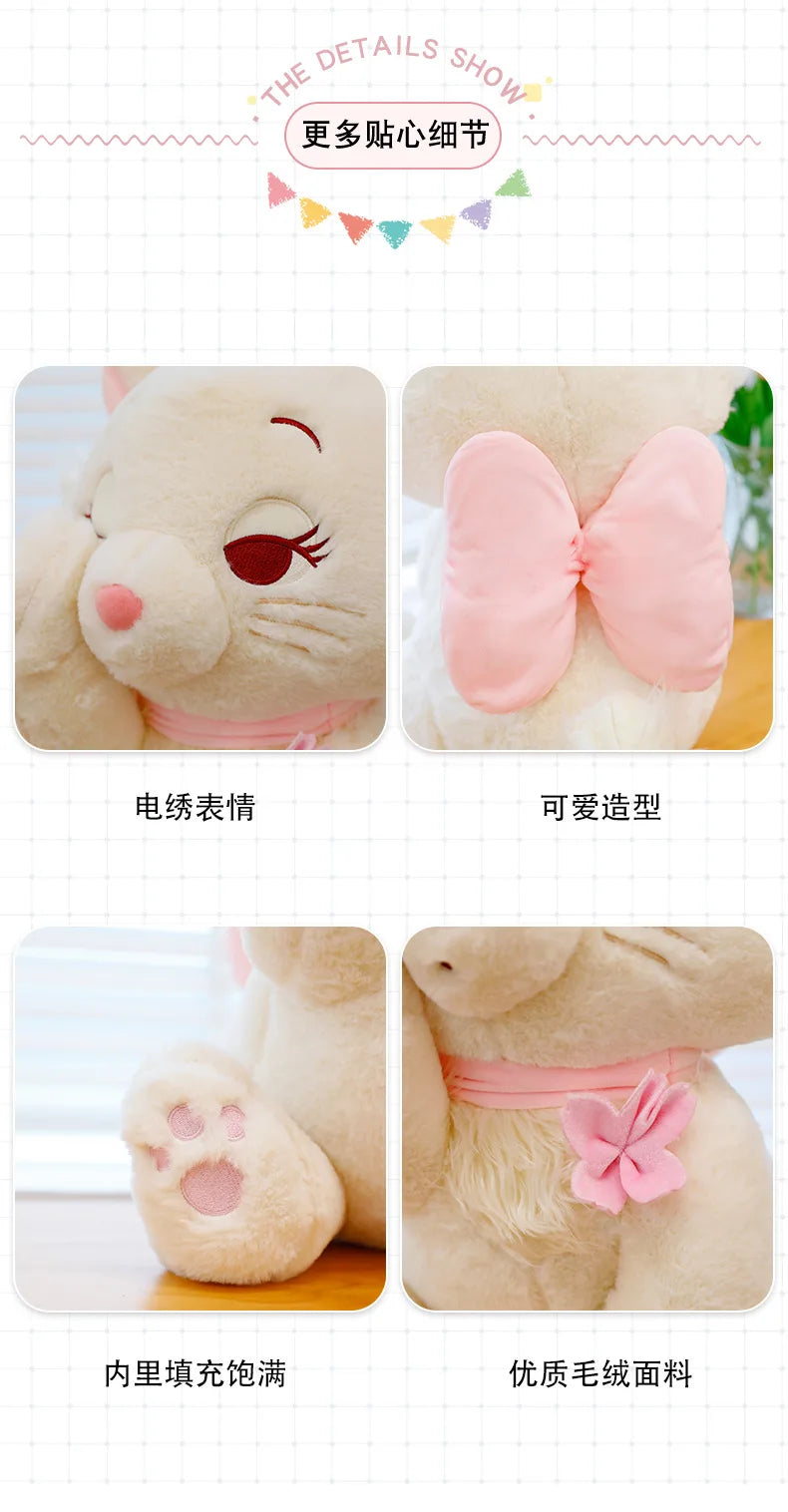 30/40/50cm Big Size The AristoCats Disney Anime Plush Stuffed Doll Kawaii Room Decor Plushies Children's Pillow Holiday Gifts