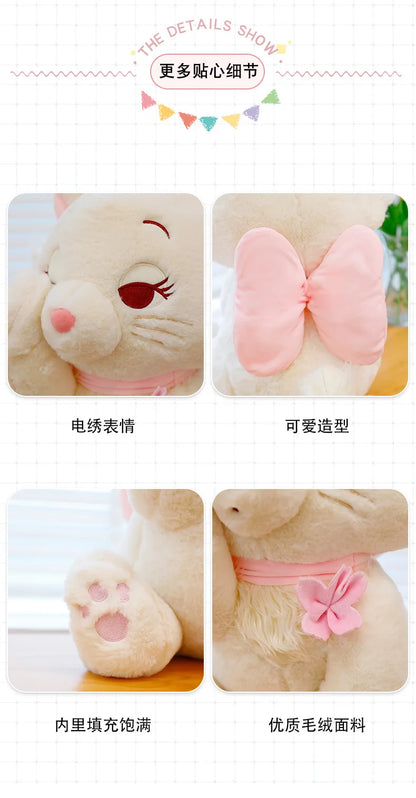 30/40/50cm Big Size The AristoCats Disney Anime Plush Stuffed Doll Kawaii Room Decor Plushies Children's Pillow Holiday Gifts