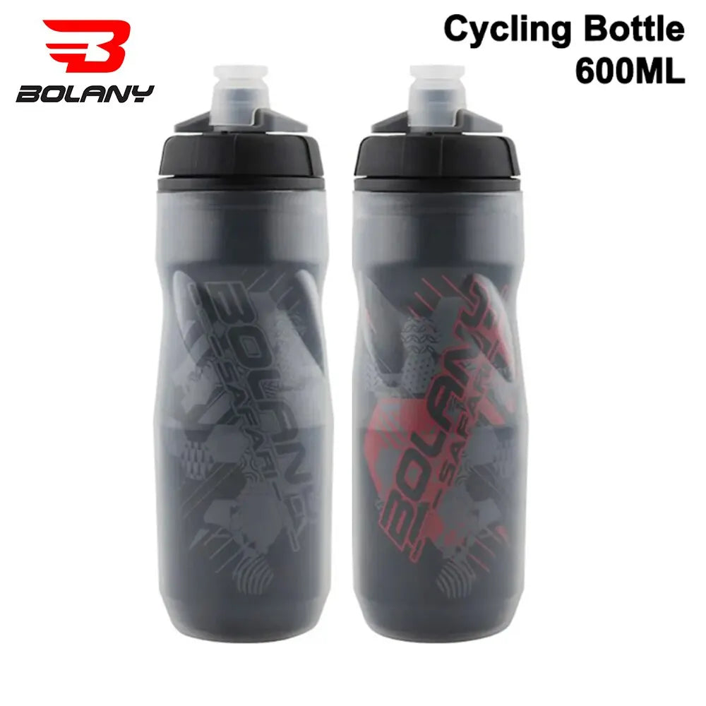 Bolany 600ml Mountain Cycling Water Bottle PP5 Double-Layer Insulated Leak-Proof Outdoor Sports Cup