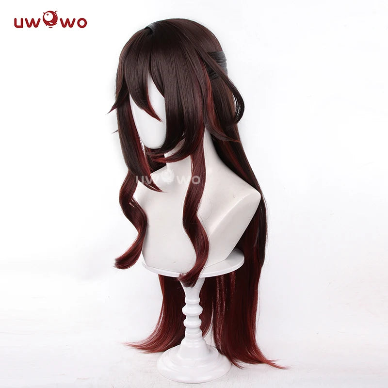 UWOWO Tingyun Wig Game Honkai Star Rail Nihility Fugue SP Tingyun Cosplay Wig Long Brown Hair