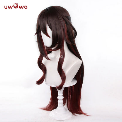 UWOWO Tingyun Wig Game Honkai Star Rail Nihility Fugue SP Tingyun Cosplay Wig Long Brown Hair
