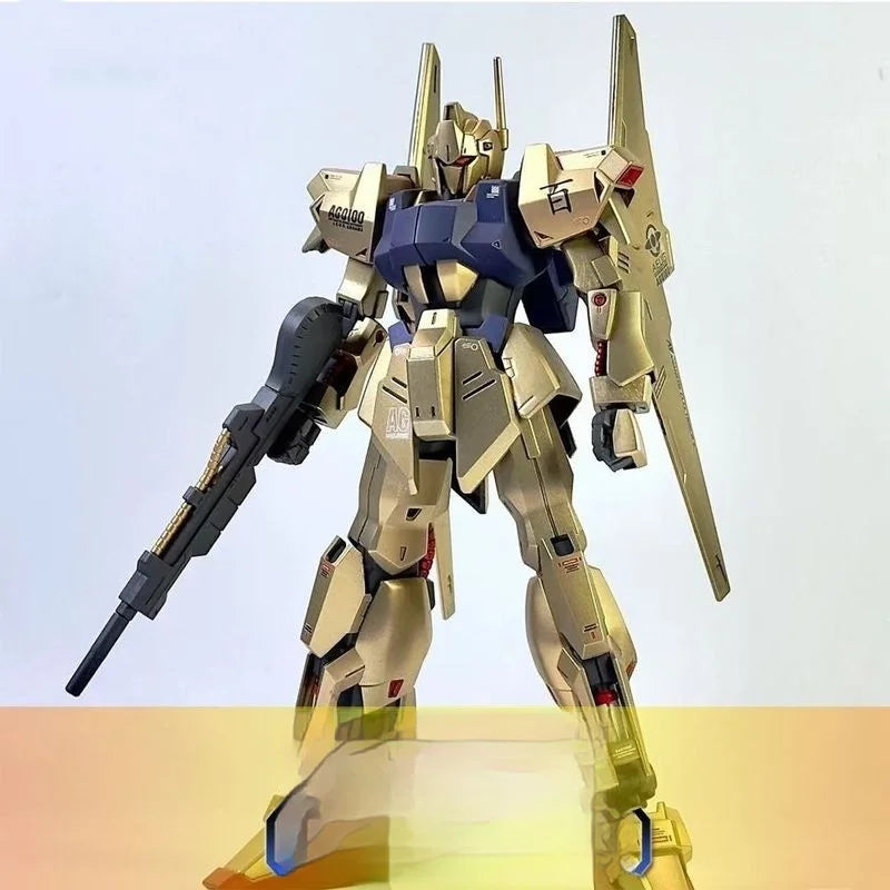 Wmh Wanmohui Jimo Club Hg Nu Baishi Pre-Sprayed Champagne Gold Model Kit – Action Figure Puzzle Assembly Toy Gift