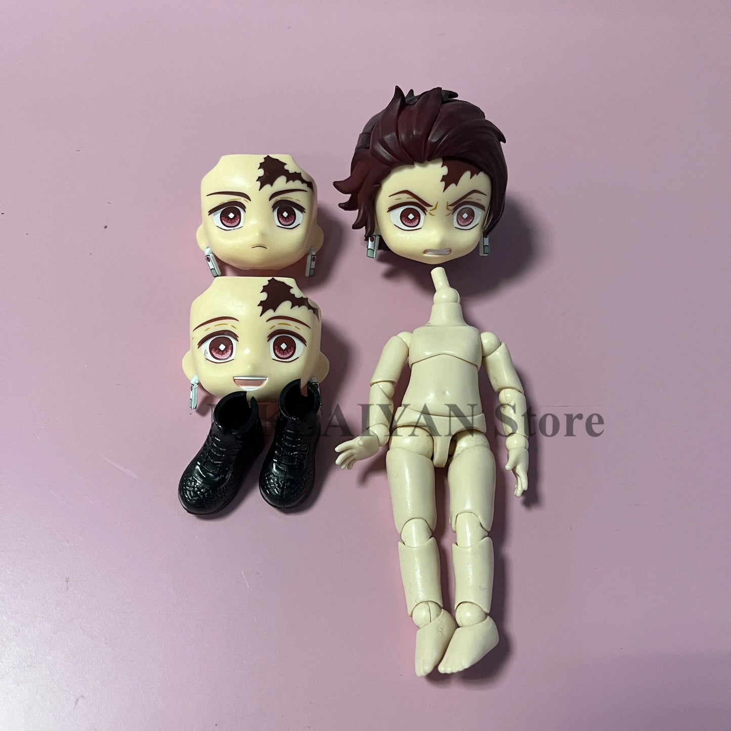 Ob11 Kamado Tanjirou Action Figure Toys Anime Demon Slayer Kimetsu no Yaiba Infinity Castle PVC Model Collection Doll
