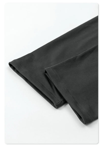 ZODF Trendy Autumn Men 360gsm Solid Straight Pants Unisex Basic Loose Terry Sweatpants Trousers HY0950