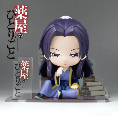 1/5PCS 9cm Kusuriya no Hitorigoto Anime Figure Q Version Maomao Action Figure Kawaii Jinshi Figurine PVC Collection Model Toys