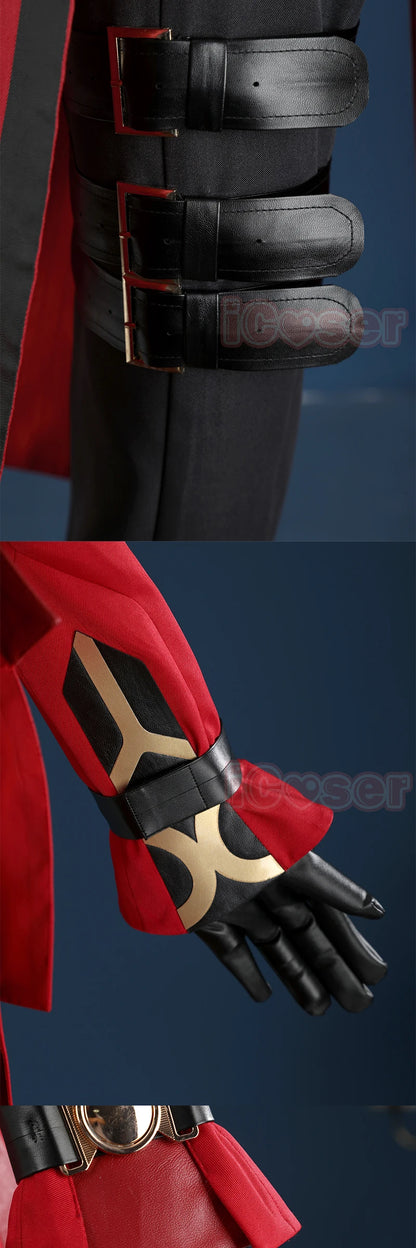 Honkai Star Rail Fate Archer Cosplay Costume Wig Uniform Coat Outfit Festival Halloween Party for Women Girls Carnival iCoser