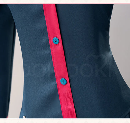 IN STOCK Tetoo Kasanee Cosplay Costume Game Cosplay【S-2XL】DokiDoki-N Women Suit Blue Uniform Tetoo Cosplay Plus Size