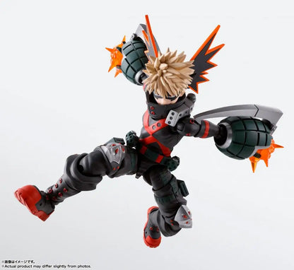 Bandai S.H.Figuarts My Hero Academia Izuku Midoriya Katsuki Bakugo PVC Model