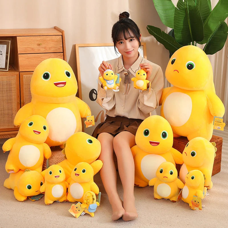 Soft Cute Nailong Milk Dragon Plush Toy Stuffed Cartoon Animals Smile Dinosaur Cuddly Plushie for Kids Boy Birthday Gift Xmas