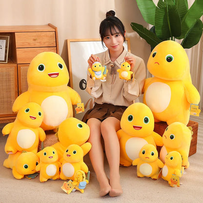 Soft Cute Nailong Milk Dragon Plush Toy Stuffed Cartoon Animals Smile Dinosaur Cuddly Plushie for Kids Boy Birthday Gift Xmas