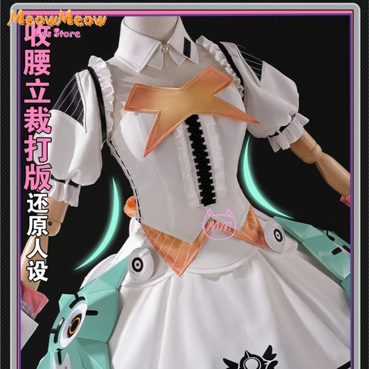 Zenless Zone Zero Aria Cosplay Costume Set Polyester