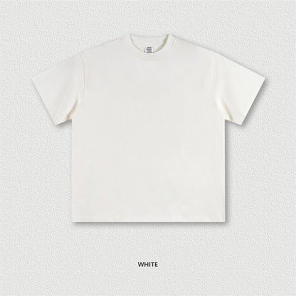 ZODF 2024 Heavy-Weight 345gsm Basic Solid T-Shirts For Men Unisex Women Summer Loose 100% Cotton T Shirt Brand Clothes HY0771