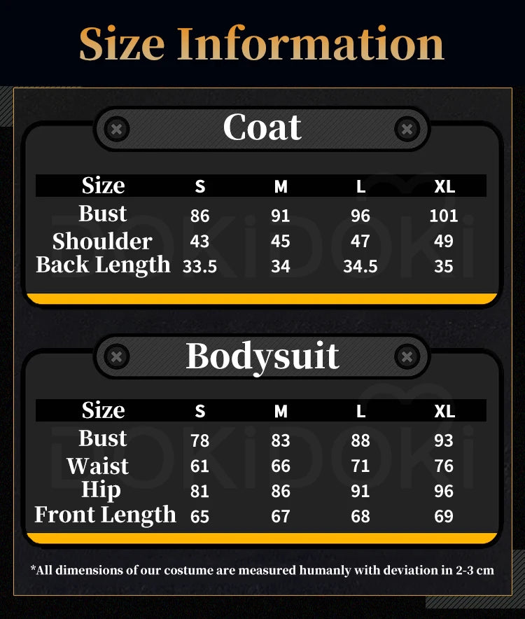 IN STOCK Yixuan Cosplay Costume Game Zenless Zone Zero DokiDoki-R ZZZ Women Black Yellow Bodysuit Yixuan Cosplay Master Costume