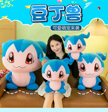 35/45/60CM Large Big Size Chibimon Plushies Kawaii Cartoon Anime Doll Comfortable Soft Doll Children's Ornament Toy Gifts