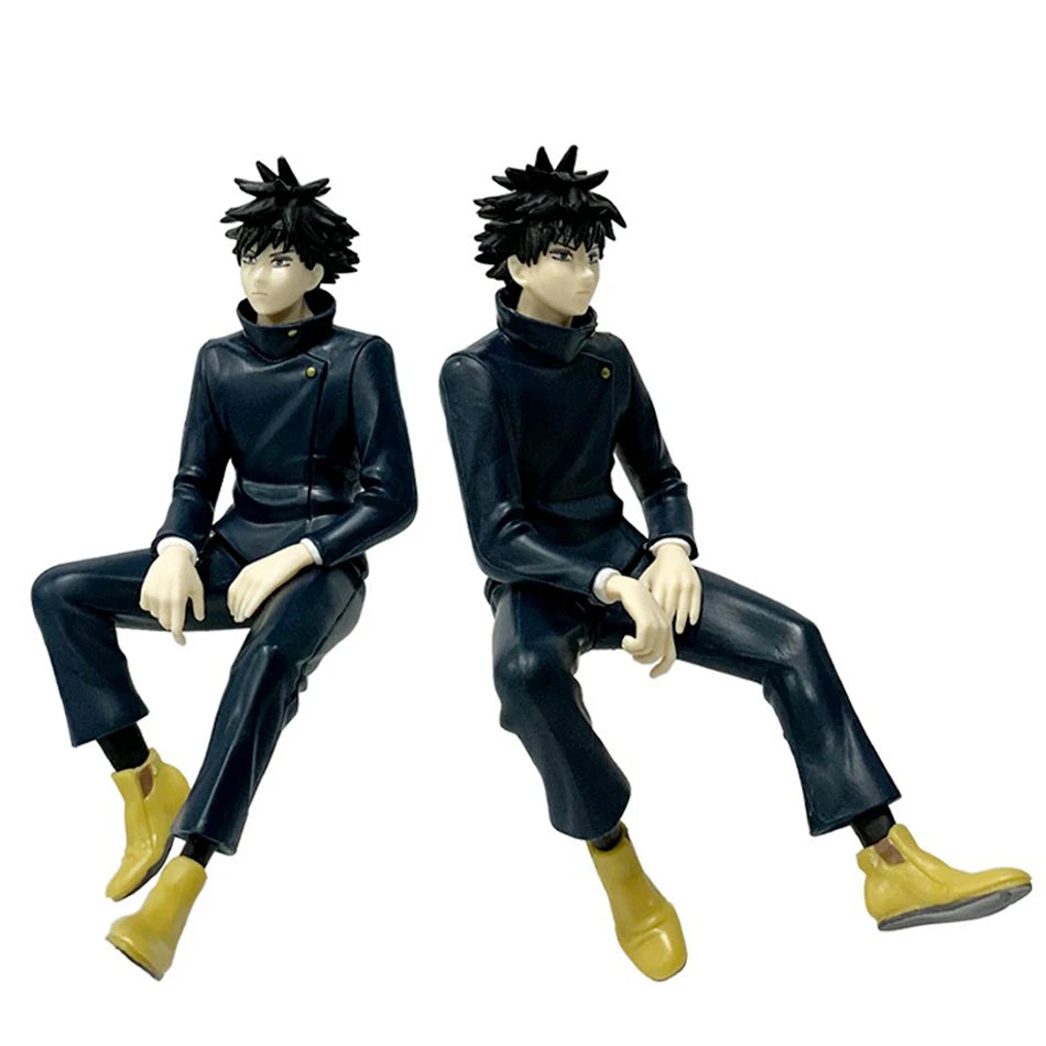 New Jujutsu Kaisen Fushiguro Megumi Action Figural Sitting Doll Car Decoration PVC Model Kids Gifts Model Toys