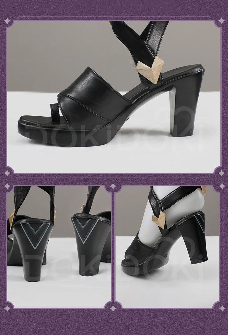 Captain Capitano Citlali Ororon Shoes Game Genshin Impact DokiDoki Men Women Capitano Cosplay Long Boots