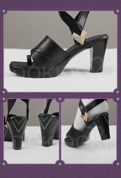 Captain Capitano Citlali Ororon Shoes Game Genshin Impact DokiDoki Men Women Capitano Cosplay Long Boots