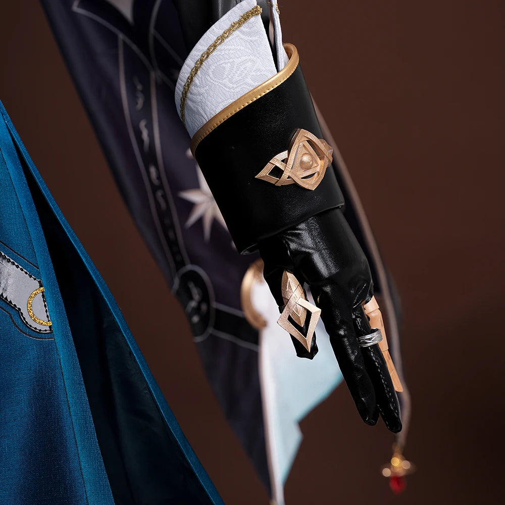 iCoser Honkai Star Rail Anaxa Cosplay Costume Wig Uniform Outfit Anaxagoras Grove of Epiphany Amphoreus Halloween for Women Men