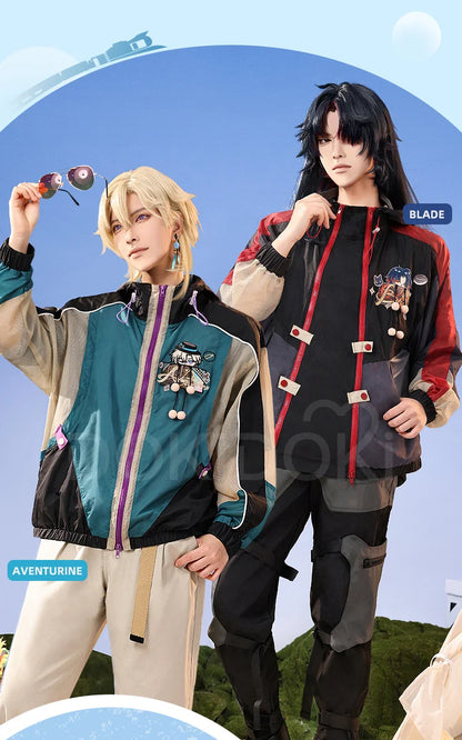 Aventurine Blade Robin Firefly Sparkle Feixiao Doujin Cosplay Costume Game Honkai: Star Rail DokiDoki-SR HSR Sunscreen Jacket