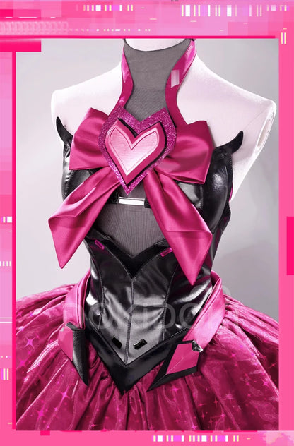 Dva Cosplay Costume Game DokiDoki-R Women Pink Dress Sexy Dva Costume Halloween Cosplay