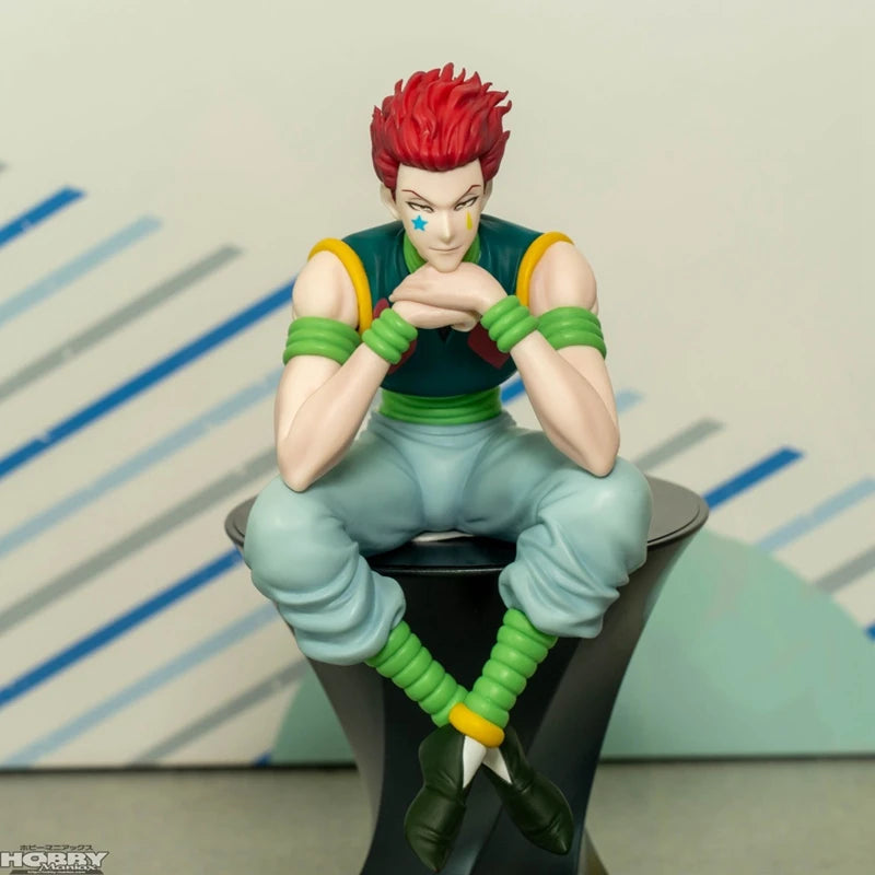 14cm Hunter×Hunter Anime Figure Phantom Troupe Hisoka Action Figure Noodle Stopper Room Decoration Noodle Stopper PVC Model Toys