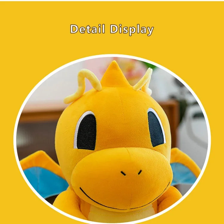 17/47cm Dragonite Pokemon Pillow Doll Lucario Plush Pokémon Plushie Anime Stuffed Toys Charizard Birthday Soft Gift for Children