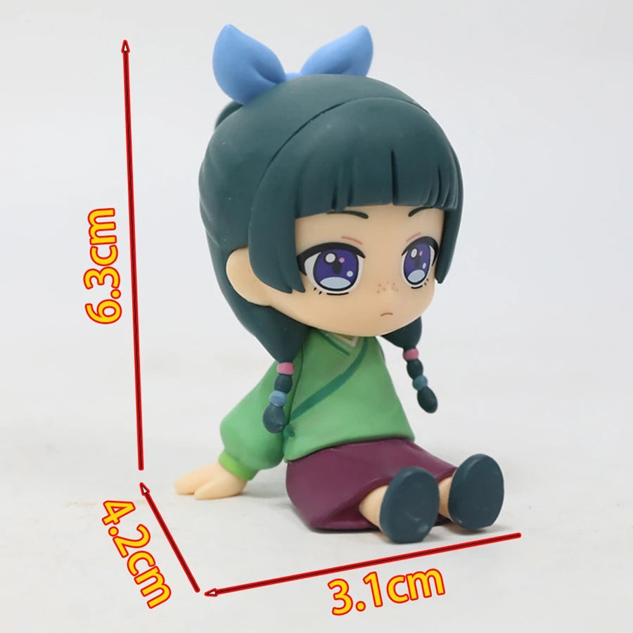 9cm Kusuriya no Hitorigoto Anime Figure Jinshi #2372 & Maomao #2288 PVC Adult Collectible Model Toy