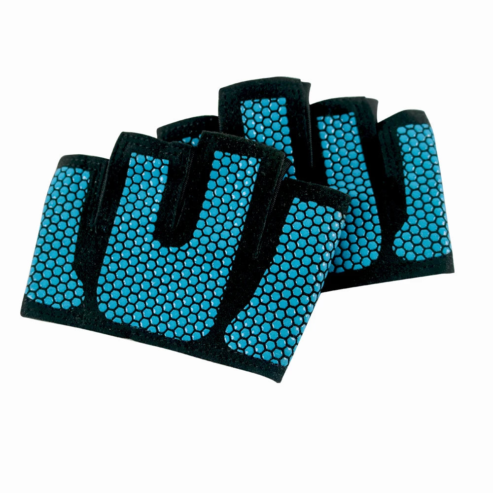 The Codex Gym Fitness Half Finger Gloves Men Women Anti-Slip Silicone Workout Weight Lifting Pull Up Hand Grip Protector