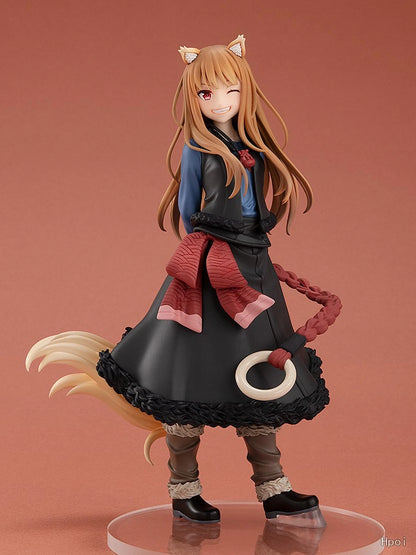 17cm Spice and Wolf: MERCHANT MEETS THE WISE WOLF Anime Figure Wolf Holo Action Figure PVC Adult Collection Model Doll Toys
