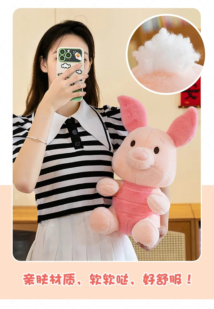 55/70/85cm Big Size Disney Piglet Kawaii Anime Plush Stuffed Doll Cartoon Room Decoration Plush Pillow Children's Holiday Gifts