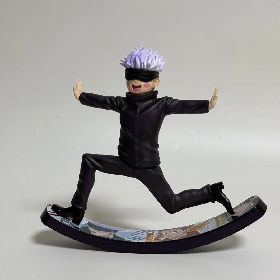 16.5cm Jujutsu Kaisen Anime Figure Rocking Trojan Gojou Satoru Action Figure Car Decorations PVC Adult Collection Model Doll Toy