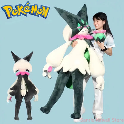 150CM Giant Pokemon Kawaii Meowscarada Plush Cartoon Anime Plushies Comfortable Soft Doll Room Cushion Decor Children's Toy Gift