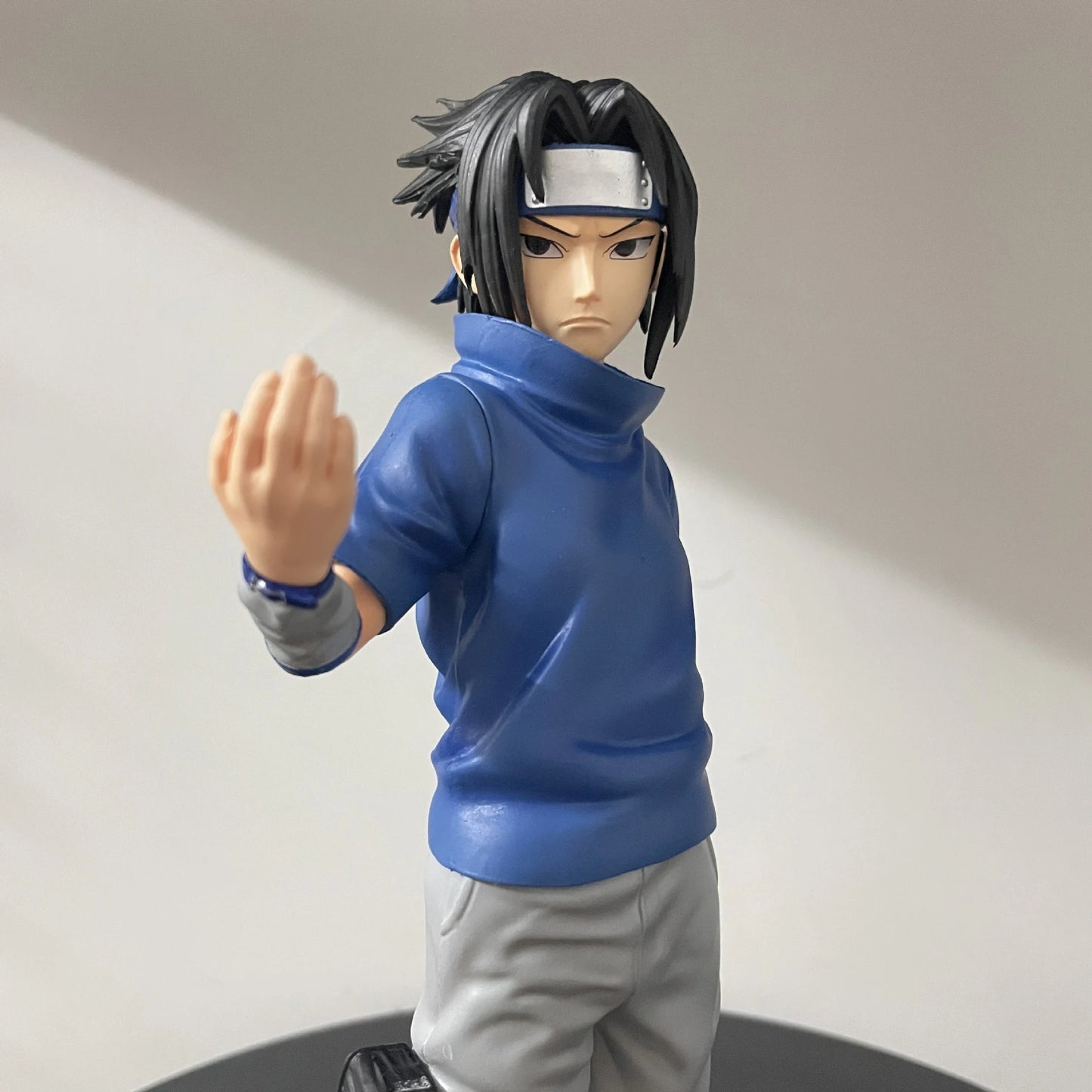 26cm Uzumaki Naruto Action Figure Gk Shippuden Uchiha Sasuke Figures Fire Country Model Standing PVC Toys Collection Gift