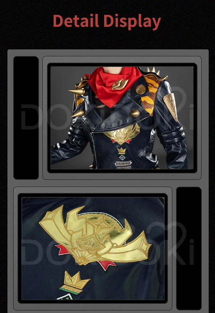 IN STOCK Lighter Cosplay Costume Game Zenless Zone Zero DokiDoki ZZZ Sons of Calydon Lighter Cosplay Arm Armor