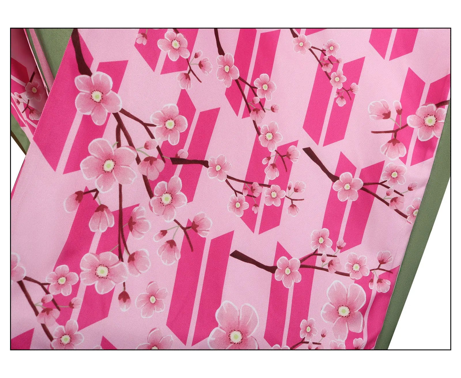 Kanroji Mitsuri Cosplay Costume Set Women Polyester