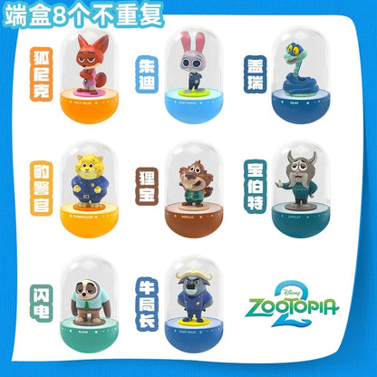 52TOYS Zootopia Nick Judy Night Light 9cm PVC Model