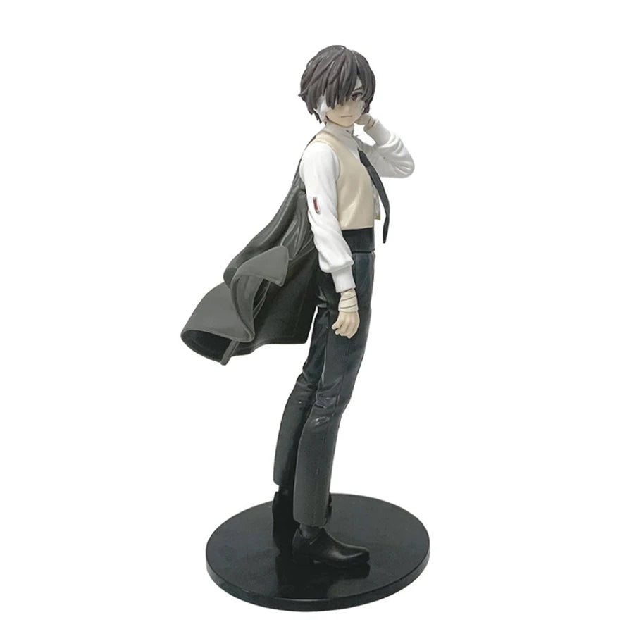 22cm Bungou Stray Dogs Anime Figure Youth Dazai Osamu Action Figure Nakahara Chuuya Figurine PVC Collection Model Doll Toys