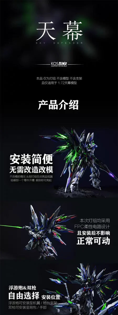 1/72 Sky Defender Alloy Skeleton Action Figure High Detail Detachable Parts POM Assmbly Model Trendy Toy Desktop Decore Boy Gift