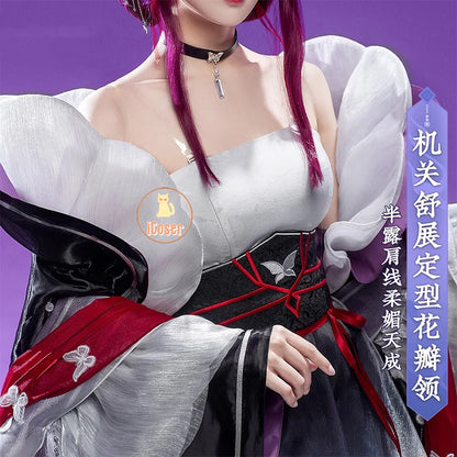 Honkai Star Rail Kafka Cosplay Costume Wig Uniform Headwear Stellaron Hunters Astral Express Halloween Party Women Grils Props