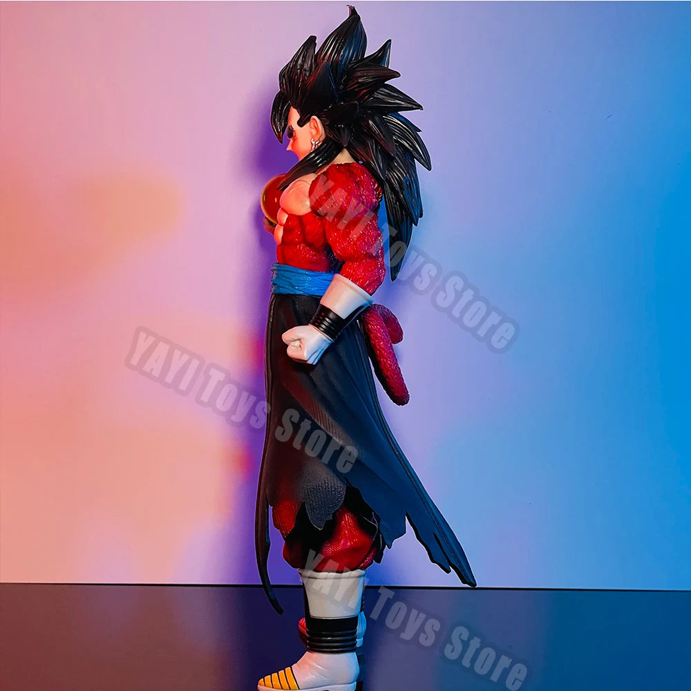 29cm Anime Dragon Ball Gogeta Ssj4 Figure Super Saiyan 4 Son Goku Vegeta Figurine PVC Action Figures Model Toy for Children Gift