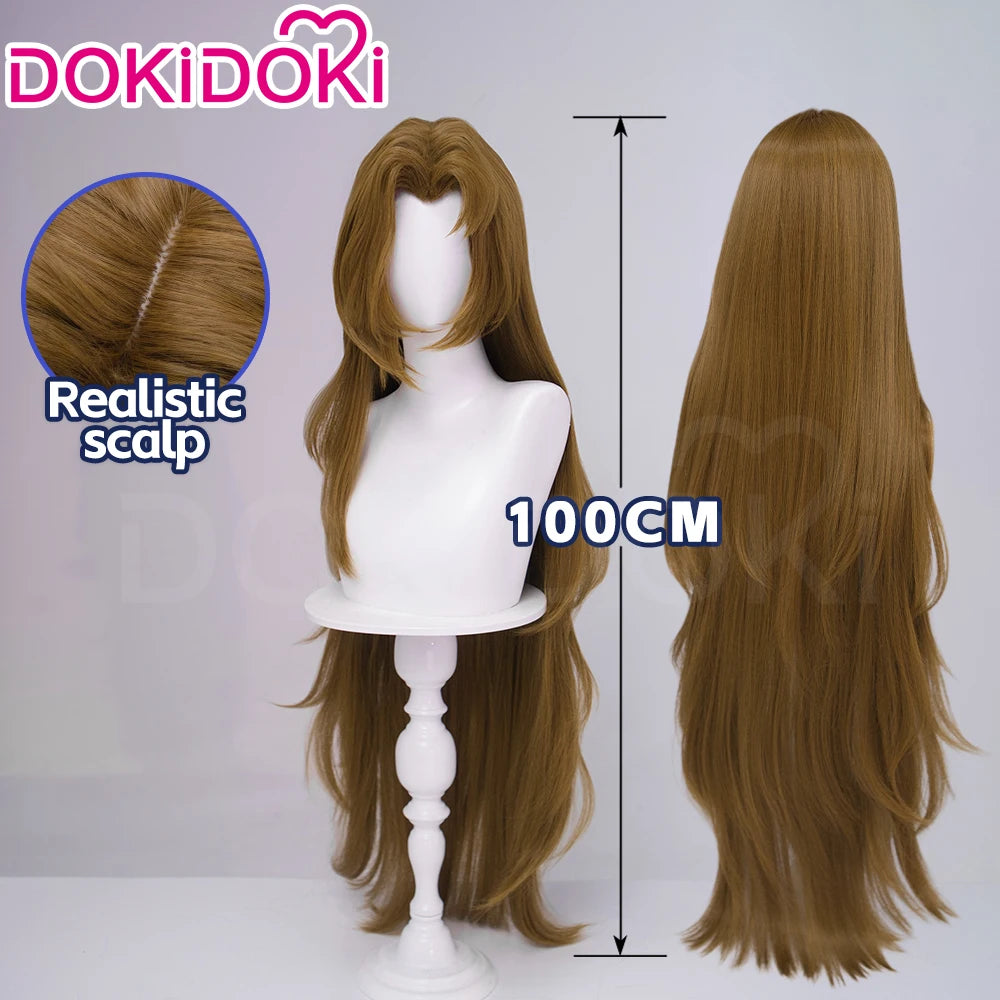 IN STOCK Rodion Ishmael Hong Lu Cosplay Wig Game DokiDoki Women Men 90cm Orange Black Long Hair Ishmael Cosplay Free Wig Cap