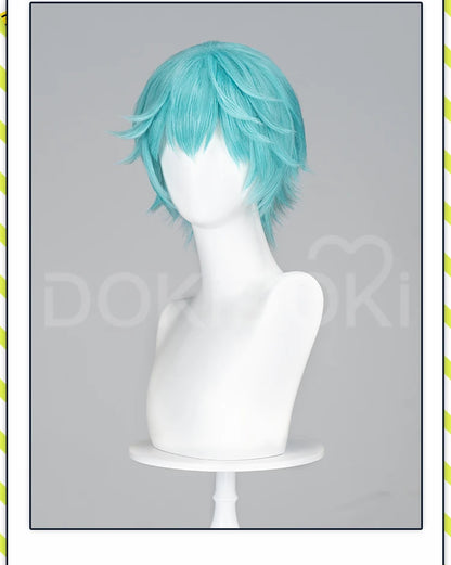 IN STOCK MIKUOO Mikuu Wig Game Cosplay DokiDoki Men 35cm Short Hair Rabbit Hole Men Ver Free Wig Cap