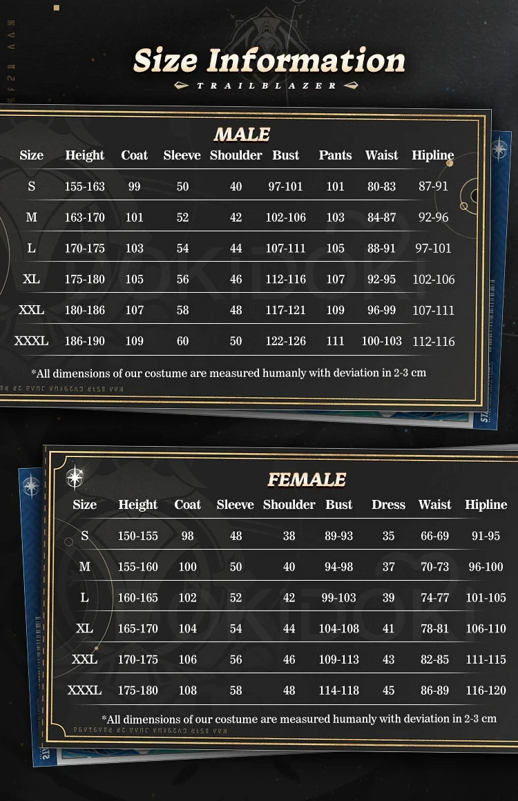 IN STOCK Trailblazer Stelle/Caelus Cosplay Game Honkai: Star Rail Cosplay【S-3XL】DokiDoki-N Trailblazer Costume Shoes Plus Size