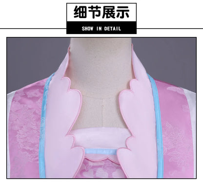 Anime The Apothecary Diaries Lishu Cosplay Costume Dress Hanfu Earrings Headwear Kusuriya No Hitorigoto Halloween Party iCoser