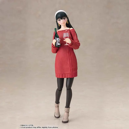 Spy Family Bandai Anime Figure Shf Anya Twilight Loid Yor Forger Thorn Princess Becky Damian High Poseability Boxed Toys Gifts